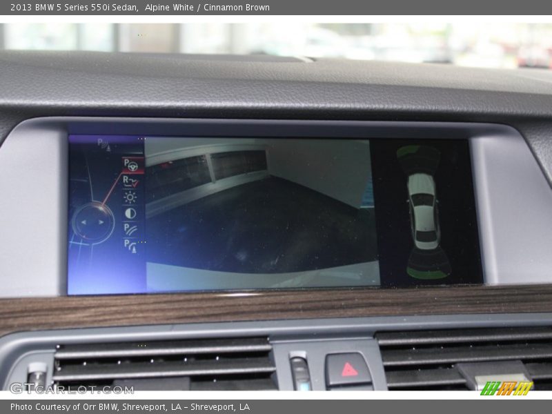 Alpine White / Cinnamon Brown 2013 BMW 5 Series 550i Sedan