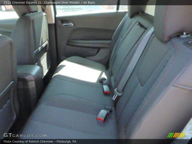 Champagne Silver Metallic / Jet Black 2013 Chevrolet Equinox LS