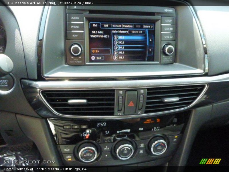 Jet Black Mica / Black 2014 Mazda MAZDA6 Touring