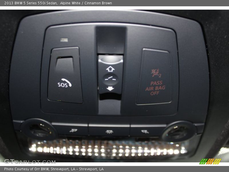 Alpine White / Cinnamon Brown 2013 BMW 5 Series 550i Sedan