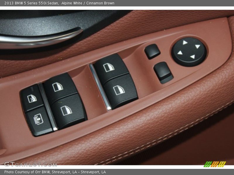 Alpine White / Cinnamon Brown 2013 BMW 5 Series 550i Sedan