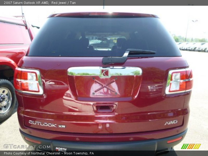 Red Jewel / Tan 2007 Saturn Outlook XR AWD