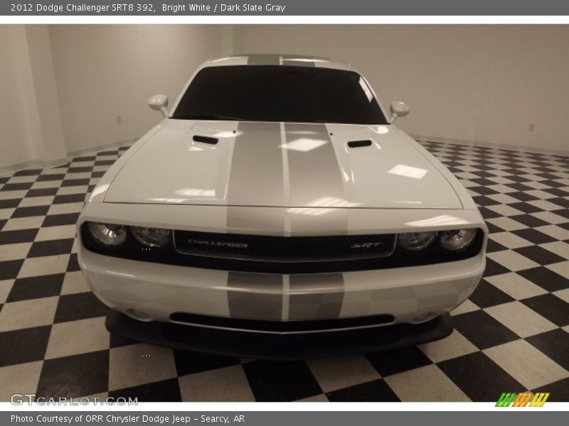 Bright White / Dark Slate Gray 2012 Dodge Challenger SRT8 392