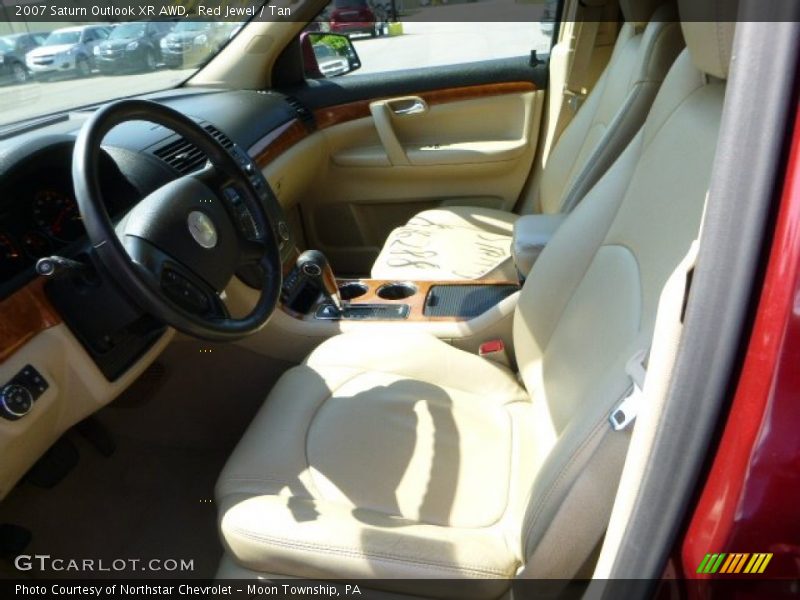 Red Jewel / Tan 2007 Saturn Outlook XR AWD