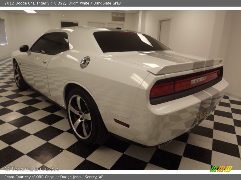 Bright White / Dark Slate Gray 2012 Dodge Challenger SRT8 392
