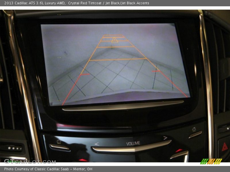 Crystal Red Tintcoat / Jet Black/Jet Black Accents 2013 Cadillac ATS 3.6L Luxury AWD