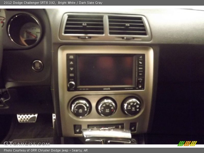 Bright White / Dark Slate Gray 2012 Dodge Challenger SRT8 392