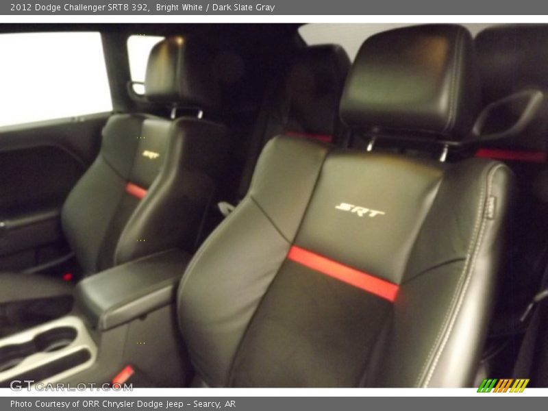 Bright White / Dark Slate Gray 2012 Dodge Challenger SRT8 392