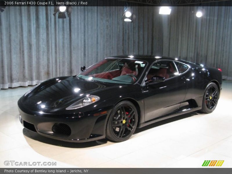 Nero (Black) / Red 2006 Ferrari F430 Coupe F1