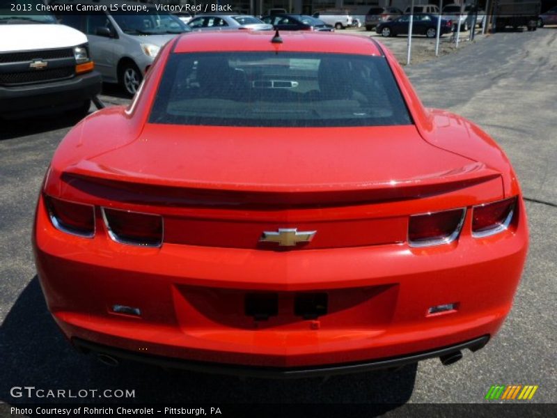 Victory Red / Black 2013 Chevrolet Camaro LS Coupe