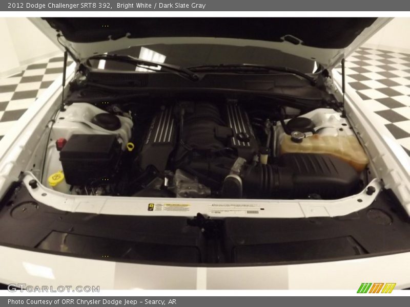 Bright White / Dark Slate Gray 2012 Dodge Challenger SRT8 392