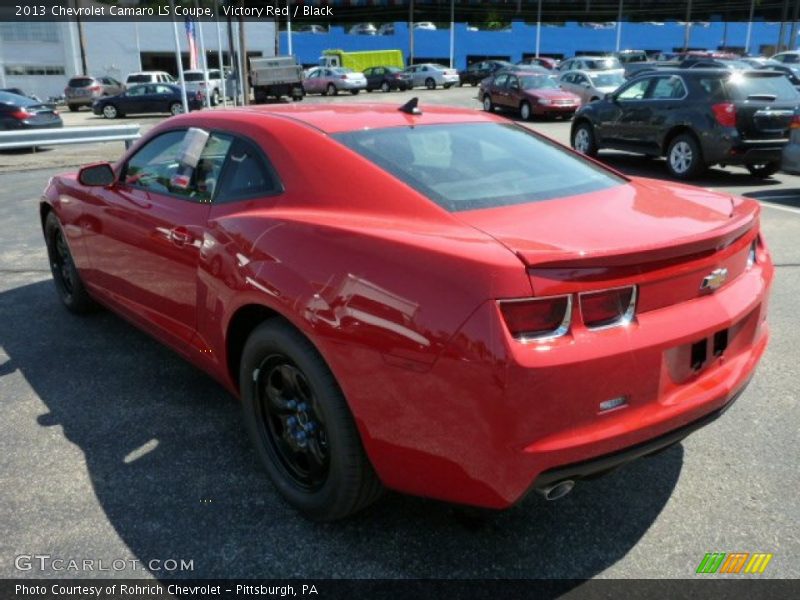 Victory Red / Black 2013 Chevrolet Camaro LS Coupe