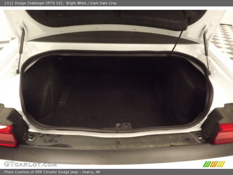 Bright White / Dark Slate Gray 2012 Dodge Challenger SRT8 392