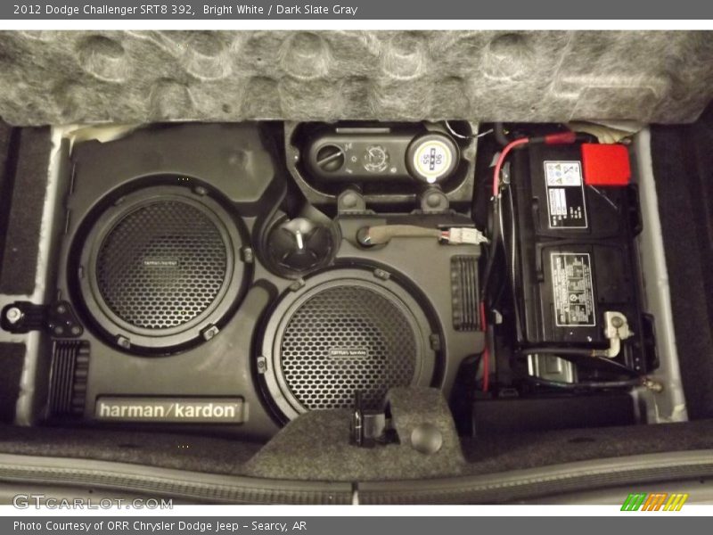 Bright White / Dark Slate Gray 2012 Dodge Challenger SRT8 392