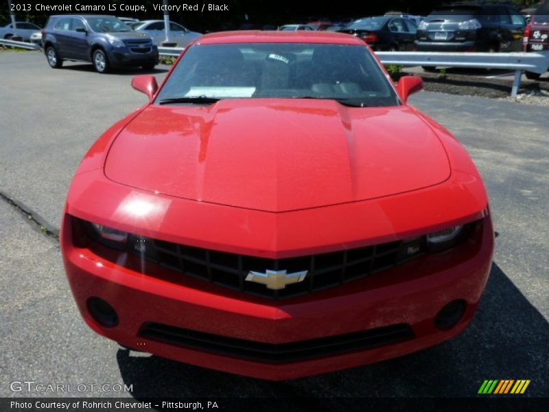 Victory Red / Black 2013 Chevrolet Camaro LS Coupe