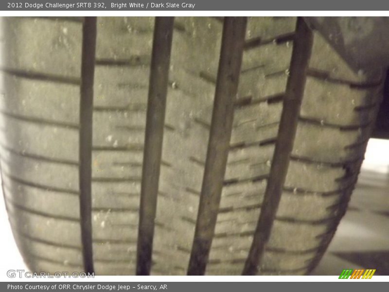 Bright White / Dark Slate Gray 2012 Dodge Challenger SRT8 392