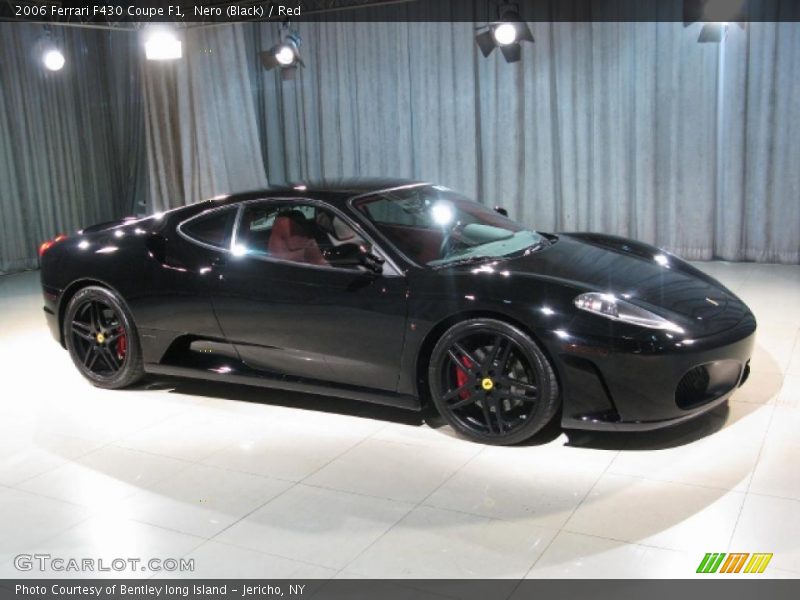 Nero (Black) / Red 2006 Ferrari F430 Coupe F1