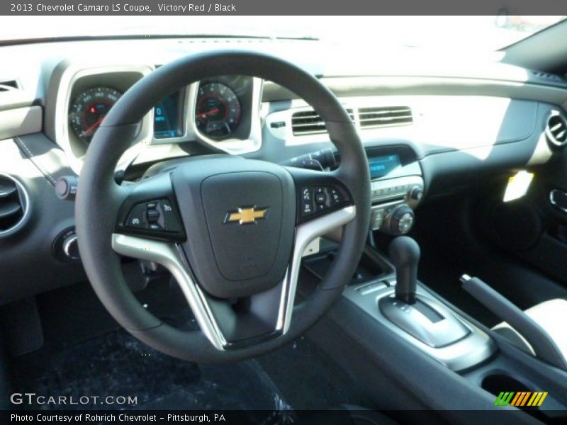 Victory Red / Black 2013 Chevrolet Camaro LS Coupe