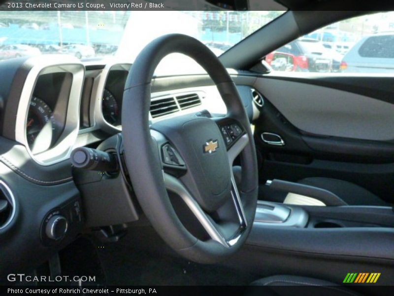 Victory Red / Black 2013 Chevrolet Camaro LS Coupe