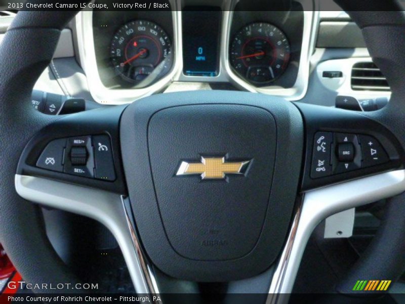 Victory Red / Black 2013 Chevrolet Camaro LS Coupe