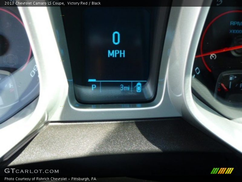 Victory Red / Black 2013 Chevrolet Camaro LS Coupe