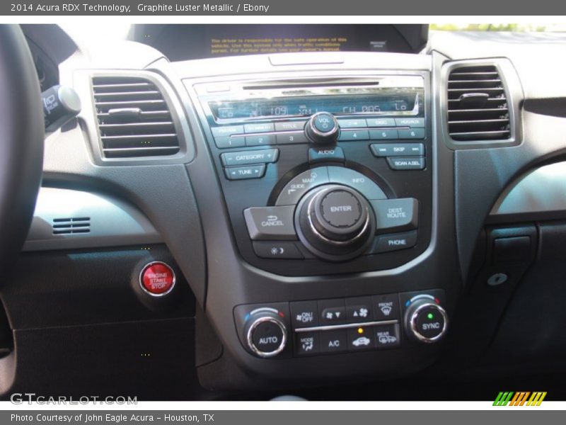 Controls of 2014 RDX Technology