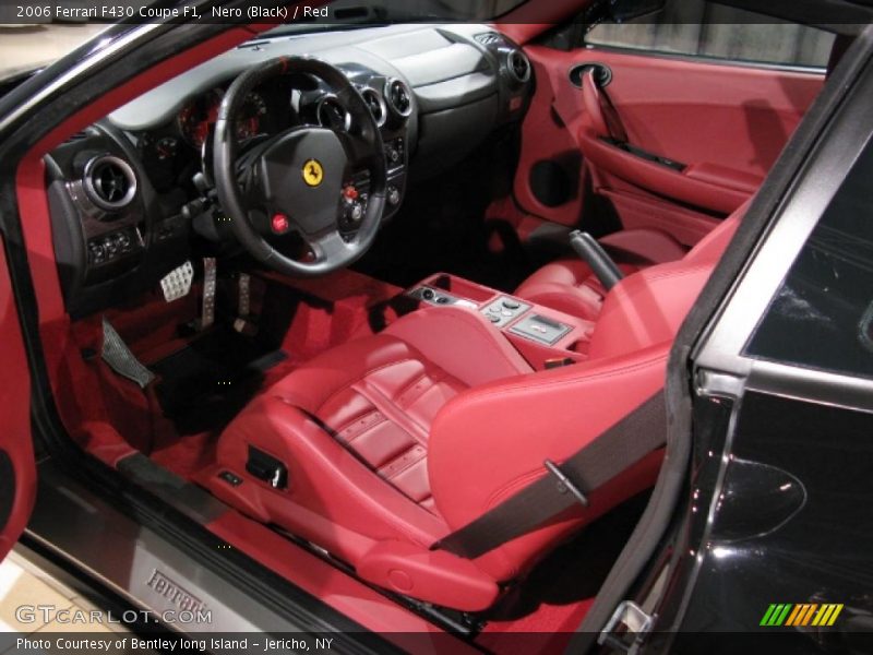 Nero (Black) / Red 2006 Ferrari F430 Coupe F1