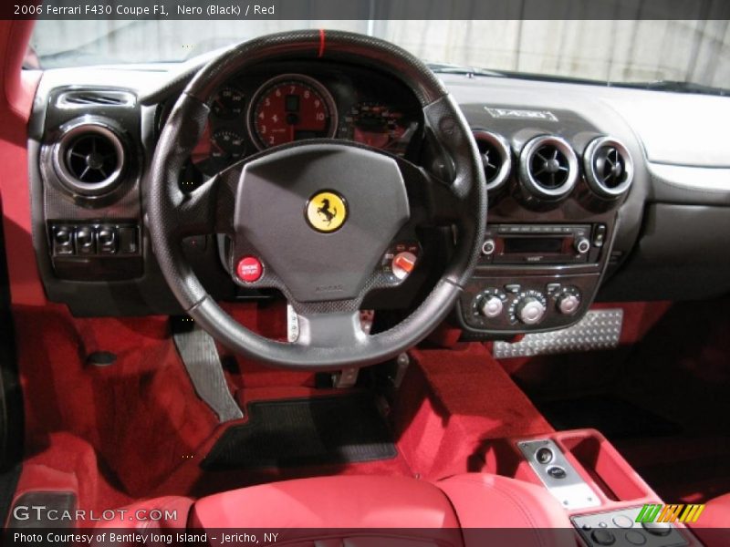 Nero (Black) / Red 2006 Ferrari F430 Coupe F1