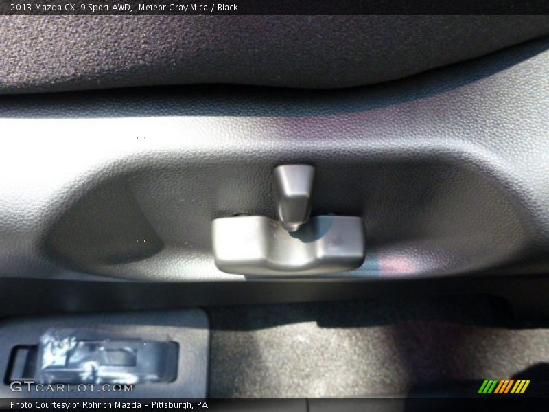 Meteor Gray Mica / Black 2013 Mazda CX-9 Sport AWD
