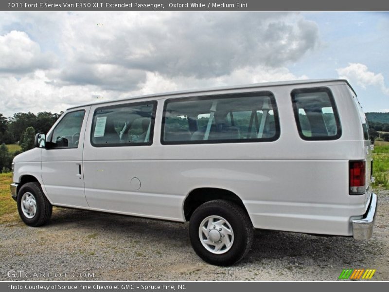 Oxford White / Medium Flint 2011 Ford E Series Van E350 XLT Extended Passenger