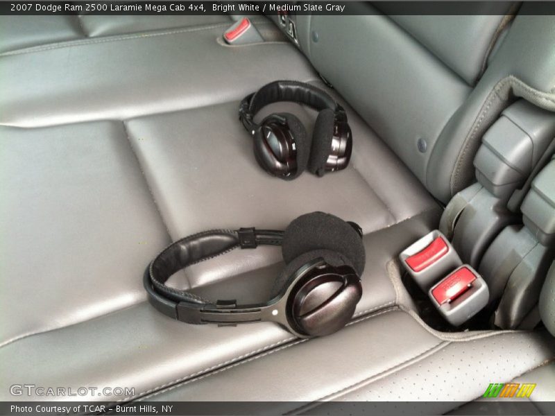 Bright White / Medium Slate Gray 2007 Dodge Ram 2500 Laramie Mega Cab 4x4