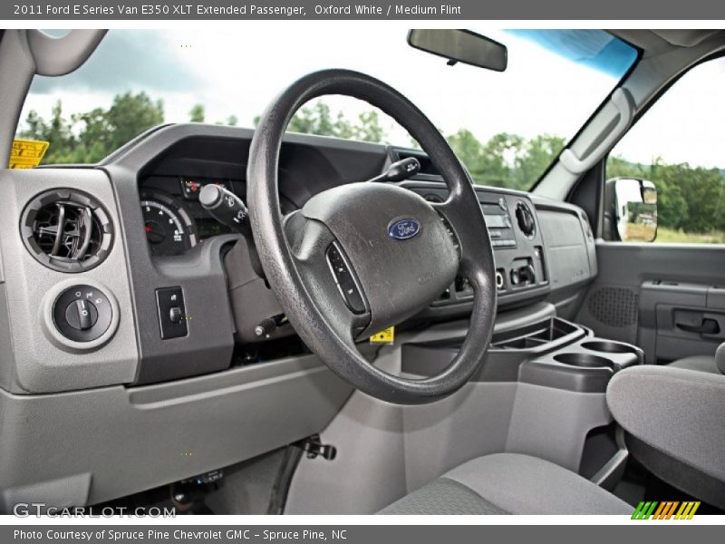 Dashboard of 2011 E Series Van E350 XLT Extended Passenger