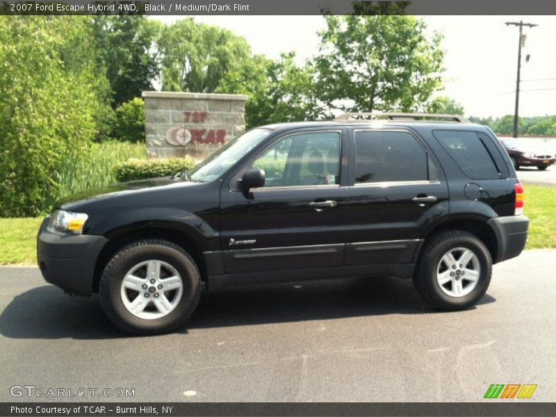 Black / Medium/Dark Flint 2007 Ford Escape Hybrid 4WD