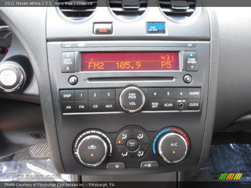 Navy Blue / Charcoal 2012 Nissan Altima 2.5 S
