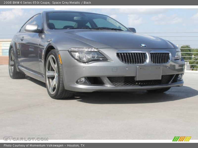 Space Grey Metallic / Black 2008 BMW 6 Series 650i Coupe