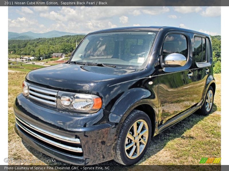 Sapphire Black Pearl / Black 2011 Nissan Cube Krom Edition