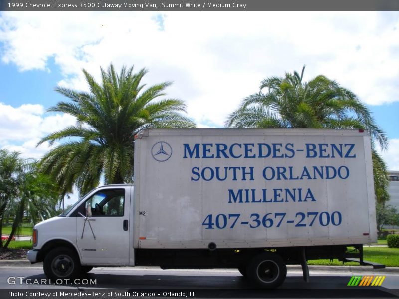 Summit White / Medium Gray 1999 Chevrolet Express 3500 Cutaway Moving Van