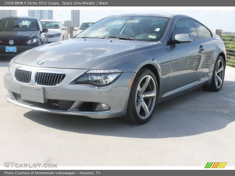 Space Grey Metallic / Black 2008 BMW 6 Series 650i Coupe