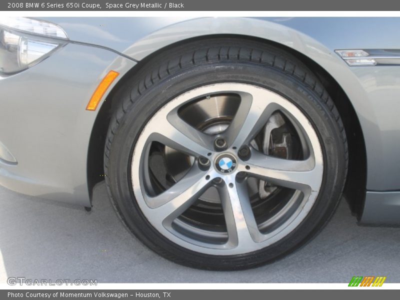 Space Grey Metallic / Black 2008 BMW 6 Series 650i Coupe