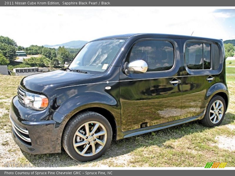 Sapphire Black Pearl / Black 2011 Nissan Cube Krom Edition