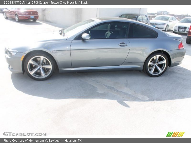 Space Grey Metallic / Black 2008 BMW 6 Series 650i Coupe