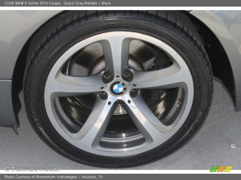 Space Grey Metallic / Black 2008 BMW 6 Series 650i Coupe