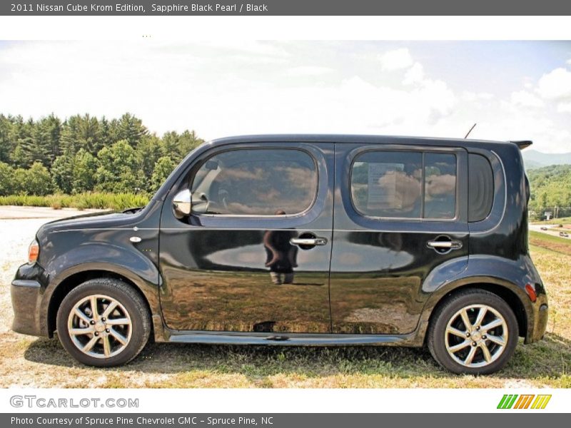 Sapphire Black Pearl / Black 2011 Nissan Cube Krom Edition