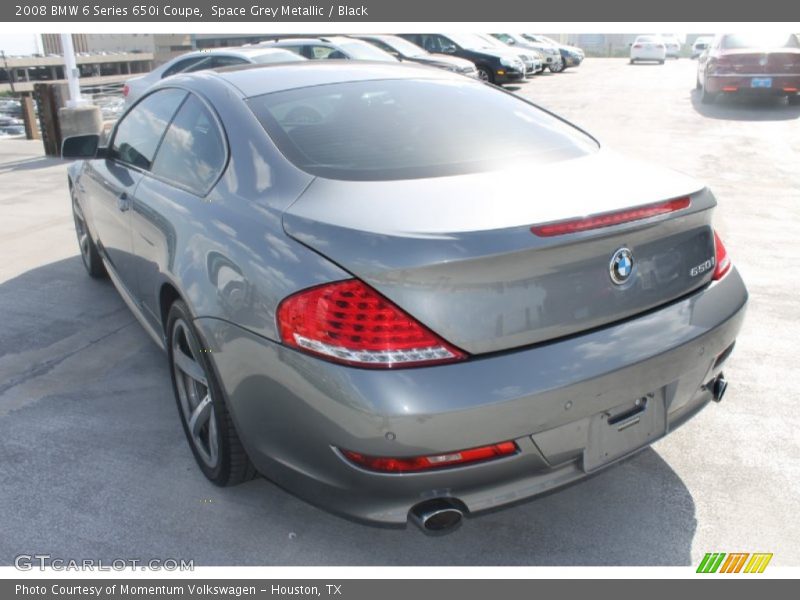 Space Grey Metallic / Black 2008 BMW 6 Series 650i Coupe