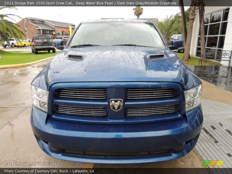 Deep Water Blue Pearl / Dark Slate Gray/Medium Graystone 2011 Dodge Ram 1500 Sport Crew Cab