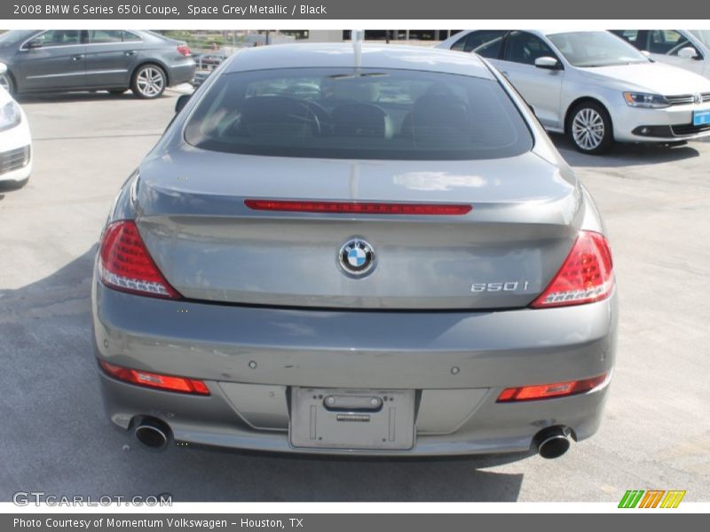Space Grey Metallic / Black 2008 BMW 6 Series 650i Coupe