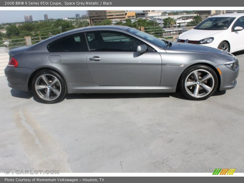 Space Grey Metallic / Black 2008 BMW 6 Series 650i Coupe