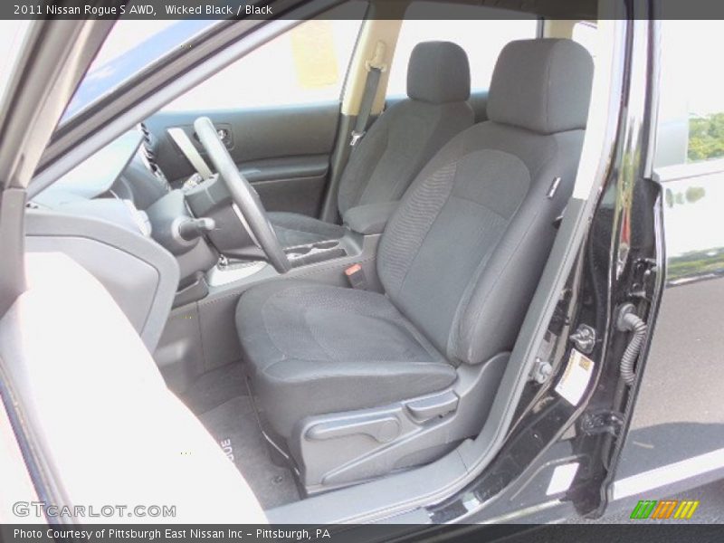 Wicked Black / Black 2011 Nissan Rogue S AWD