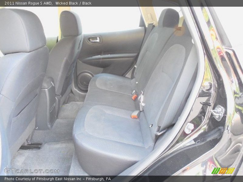 Wicked Black / Black 2011 Nissan Rogue S AWD