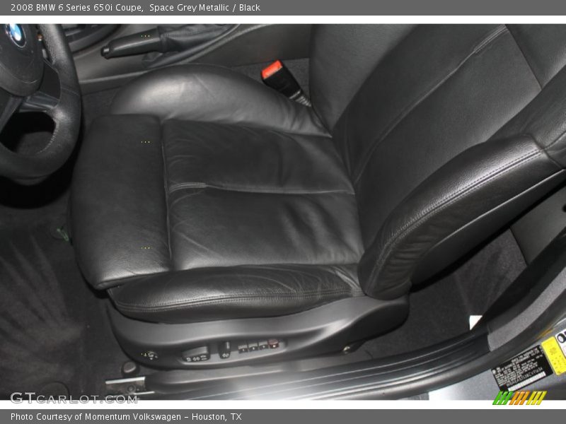 Space Grey Metallic / Black 2008 BMW 6 Series 650i Coupe